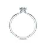 Pierścionek z białego złota z diamentem AJPZ_066